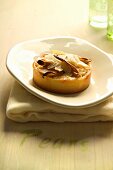 A pear and honey tartlet
