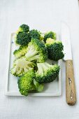 Mehrere Broccoliröschen