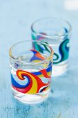 Two glasses of ouzo