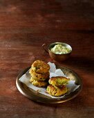 Chickpea fritters (Ayurvedic cuisine)