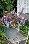 Colorful bunch of flowers with Aster