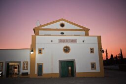 Fundacao Eugenio de Almeida winery at dusk (Portugal)