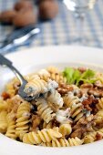 Fusilli mit Gorgonzola-Walnuss-Sauce