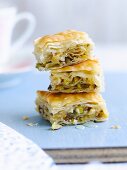 A stack of baklava