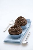 Chocolate ice cream cupcakes