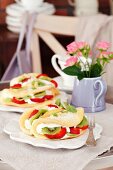 Sponge cake with cream and fruit (England)