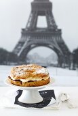 Paris Brest with a chocolate cream filling