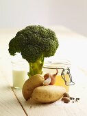 Ingredients for broccoli soup