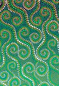 Spiralförmiges Mosaikdesign (Illustration)
