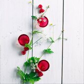 Raspberry and rose wine jelly