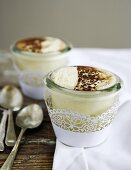 Souffles mit Kakaopulver