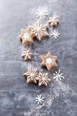 Christmas cookies, cinnamon stars