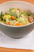 Vegetable couscous with mint