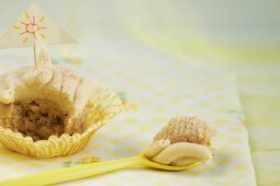 Veganer Vanille-Cupcake