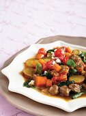 Vegetable stew with pork