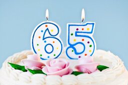 Torte zum 65. Geburtstag