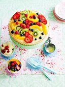 Sommerlicher Obstkuchen