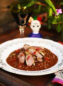 Duck with mole sauce (Mexico)