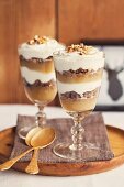 Trifle with nuts