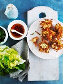 Vietnamese prawn fritters