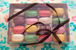 Macarons in der Verpackung