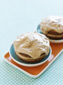 Mini Walnut Cakes with Espresso Cream