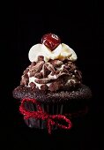 Celebration chocolate cupcake