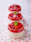 Panna cotta with berries
