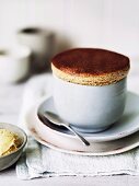 Chocolate and date souffle