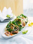 Crab and green mango salad