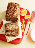 Gluten free banana and date loaf