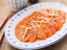 Sweet and sour carrots (Asia)