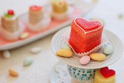 Petit fours and sugar eggs