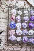 Candied Pansies and Violas