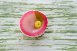 Wagashi camellia, a Japanese sweet