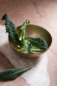 Cavolo nero in a bowl