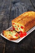 Fruit cake with candied fruit