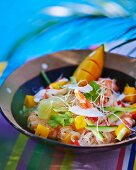 Prawn salad with mango and glass noodles