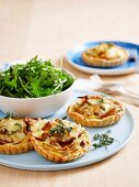 Sausage and mozzarella tarts