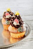 Weihnachts-Cupcakes