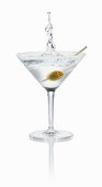 Wodka Martini mit Splash