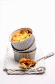 Potato soufflé in a ramekin