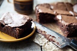 Gesalzene Schokoladenbrownies