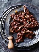 Milk chocolate with hazelnuts