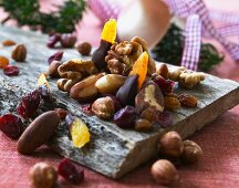 Nuts and dried fruits for Christmas