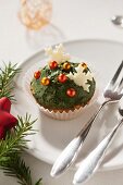 Cupcake für Weihnachten