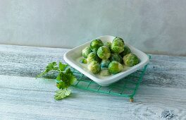 Brussels sprouts in a creamy sauce