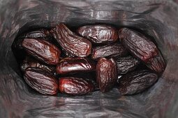 A bag of dates (seen from above)