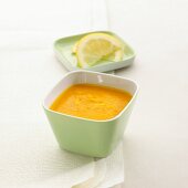 Carrot soup with ginger