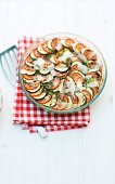 Tomato-courgette gratin